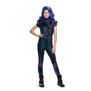 Girls Mal Classic Halloween Child Costume Disney Villains Size Small 6X